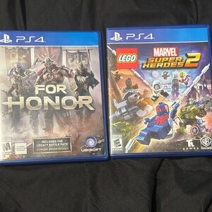 PS4 Games - For Honor and LEGO Marvel Super Heroes 2